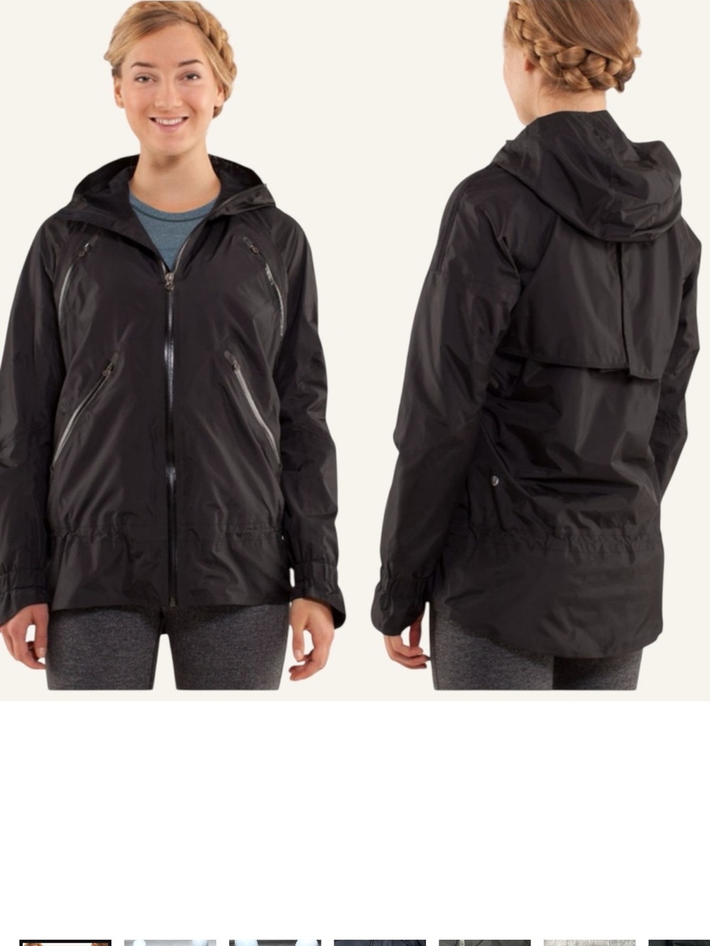 Lululemon Make It Rain Jacket in Black [735]